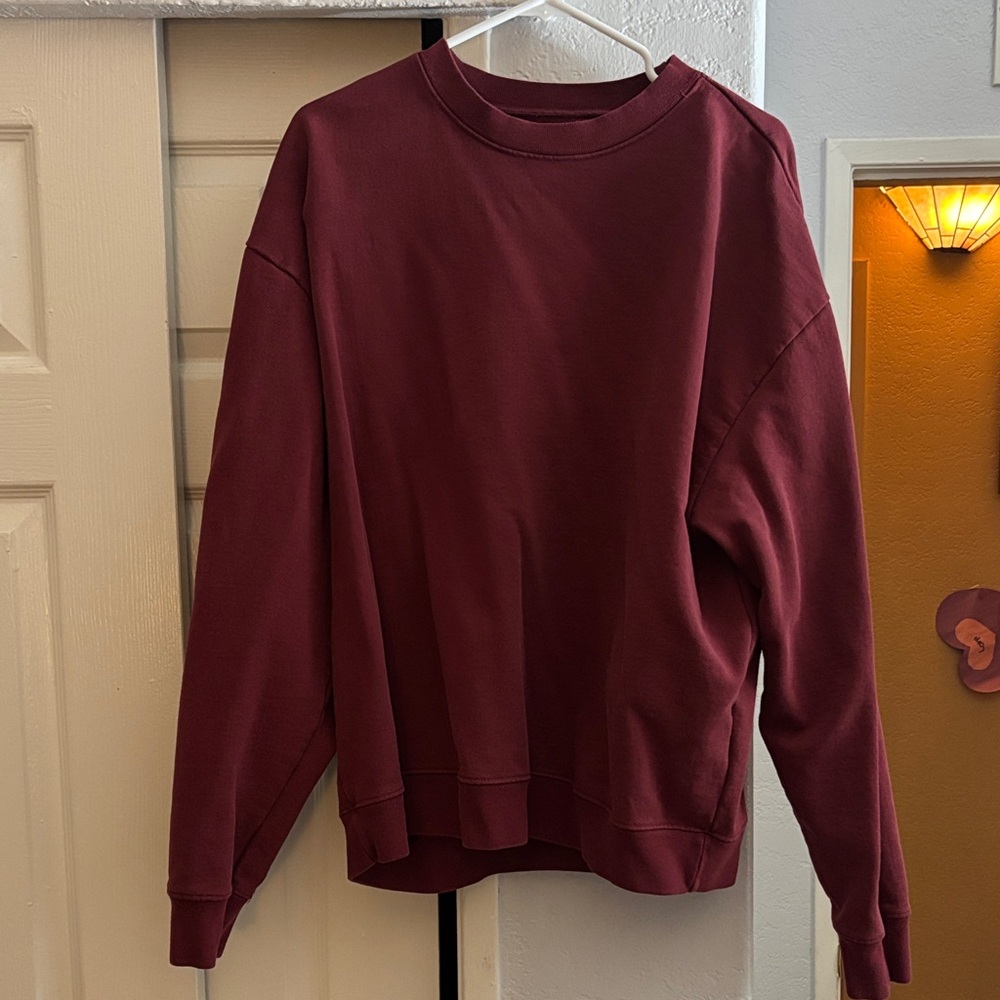 Active Ride Shop Men's Crewneck Sweater - Burgundy